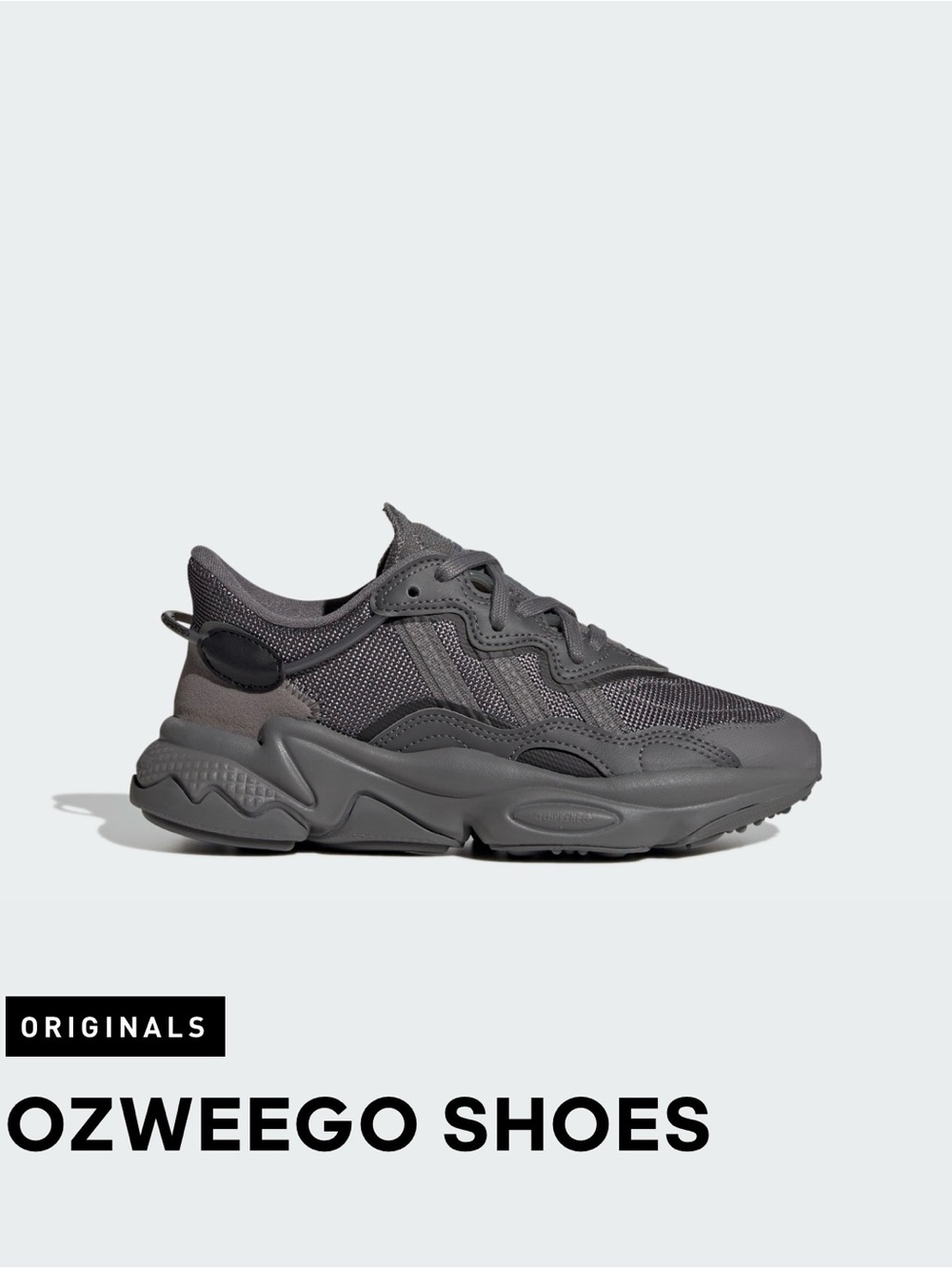 adidas Ozweego All-Grey Retro Runner | Size 7 Unisex